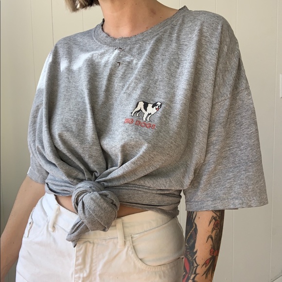 Big Dogs Tops - •3 for $20• Distressed Oversized Big Dogs T-Shirt